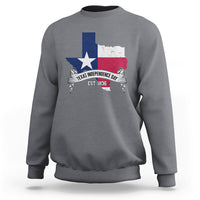 Texas Pride State Texas Independence Day 1836 I Love Texas Texan American Sweatshirt - Wonder Print Shop