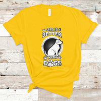 Life Is Better With Dogs Paw Print Beagle Dog Lover Pet Day T-Shirt - Wonder Print Shop
