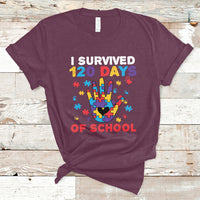 I Survived Of School Funny 120 Days Survivor Students Teachers T Shirt - Wonder Print Shop
