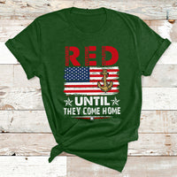 RED Friday Remember Everyone Deployed Retro US Army Military T Shirt - Wonder Print Shop