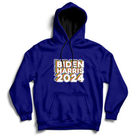 Biden Harris 2024 Rainbow Gay Pride LGBT Democrat Hoodie - Wonder Print Shop