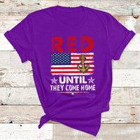RED Friday Remember Everyone Deployed Retro US Army Military T Shirt - Wonder Print Shop
