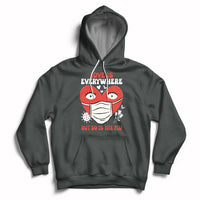 Love Is Everywhere But So Is The Flu Valentine's Day Nurse Hoodie - Wonder Print Shop