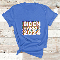 Biden Harris 2024 Rainbow Gay Pride LGBT Democrat T Shirt - Wonder Print Shop