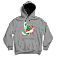 Women Life Freedom Farsi Support Iran Pigeon Hoodie - Wonder Print Shop