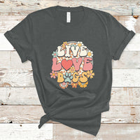 Live Love Dogs Rescue Adopt Dog Lover Pet Day Pet Parents T-Shirt - Wonder Print Shop