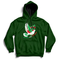 Women Life Freedom Farsi Support Iran Pigeon Hoodie - Wonder Print Shop