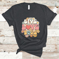 Live Love Dogs Rescue Adopt Dog Lover Pet Day Pet Parents T-Shirt - Wonder Print Shop