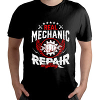 Real Mechanic - Repair Anything, Mechanic T Shirt - Wonder Print Shop