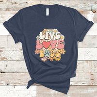 Live Love Dogs Rescue Adopt Dog Lover Pet Day Pet Parents T-Shirt - Wonder Print Shop