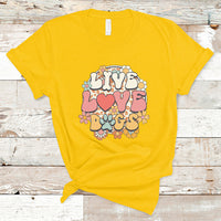 Live Love Dogs Rescue Adopt Dog Lover Pet Day Pet Parents T-Shirt - Wonder Print Shop