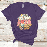 Live Love Dogs Rescue Adopt Dog Lover Pet Day Pet Parents T-Shirt - Wonder Print Shop