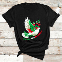 Women Life Freedom Farsi Support Iran Pigeon T Shirt - Wonder Print Shop