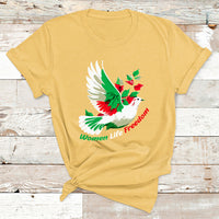 Women Life Freedom Farsi Support Iran Pigeon T Shirt - Wonder Print Shop