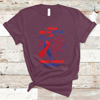 I Wear Red And Blue For Heart Disease Warrior CHD Month T-Shirt - Wonder Print Shop