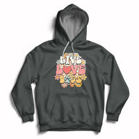 Live Love Dogs Rescue Adopt Dog Lover Pet Day Pet Parents Hoodie - Wonder Print Shop