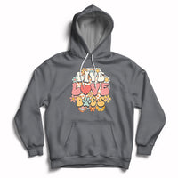 Live Love Dogs Rescue Adopt Dog Lover Pet Day Pet Parents Hoodie - Wonder Print Shop