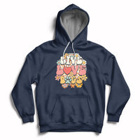 Live Love Dogs Rescue Adopt Dog Lover Pet Day Pet Parents Hoodie - Wonder Print Shop