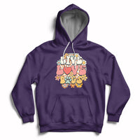 Live Love Dogs Rescue Adopt Dog Lover Pet Day Pet Parents Hoodie - Wonder Print Shop