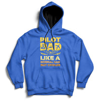 Funny Pilot Art For Dad Men Aviation Airplane Pilot Hoodie - Wonder Print Shop