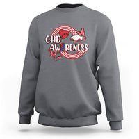 Rainbow CHD Congenital Heart Defect Awareness Heart Disease Sweatshirt - Wonder Print Shop