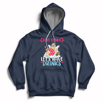 Love Stinks Lets Drink Funny Anti Valentines Day Singles Day Hoodie - Wonder Print Shop