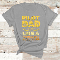 Funny Pilot Art For Dad Men Aviation Airplane Pilot T Shirt - Wonder Print Shop