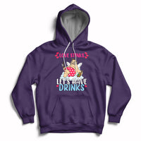 Love Stinks Lets Drink Funny Anti Valentines Day Singles Day Hoodie - Wonder Print Shop