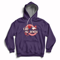 Rainbow CHD Congenital Heart Defect Awareness Heart Disease Hoodie - Wonder Print Shop