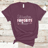 Cupid's Favorite Nurse Happy Valentines Day Groovy Retro T-Shirt - Wonder Print Shop