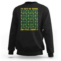 120 Days Of School And Still Loving It Feeling Cray Cray Teacher Student Sweatshirt - Wonder Print Shop