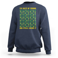 120 Days Of School And Still Loving It Feeling Cray Cray Teacher Student Sweatshirt - Wonder Print Shop