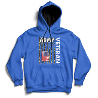 American Flag Camo Proud US Army Veteran Hoodie - Wonder Print Shop