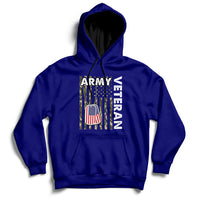 American Flag Camo Proud US Army Veteran Hoodie - Wonder Print Shop