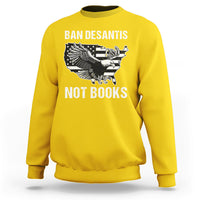 DeSantis Ban Books Banned Books Florida Governor Political American Flag Sweatshirt - Wonder Print Shop
