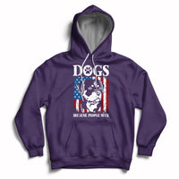 Dogs Because People Suck Pet Dog Lover Pet Day Funny Labrador Hoodie - Wonder Print Shop