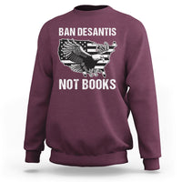 DeSantis Ban Books Banned Books Florida Governor Political American Flag Sweatshirt - Wonder Print Shop