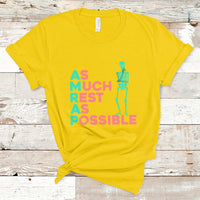 As Much Rest As Possible AMRAP Skeleton Funny Trendy T Shirt - Wonder Print Shop