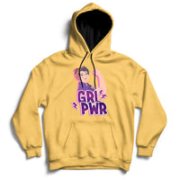 Grl Pwr Girl Power Feminist Women Power Womens Day Hoodie - Wonder Print Shop