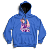 Grl Pwr Girl Power Feminist Women Power Womens Day Hoodie - Wonder Print Shop