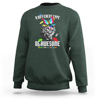 A Different Type Of Awesome Autism Support Autism Autistic Sweatshirt - Wonder Print Shop