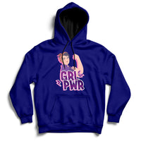 Grl Pwr Girl Power Feminist Women Power Womens Day Hoodie - Wonder Print Shop