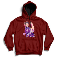 Grl Pwr Girl Power Feminist Women Power Womens Day Hoodie - Wonder Print Shop