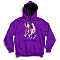 Grl Pwr Girl Power Feminist Women Power Womens Day Hoodie - Wonder Print Shop