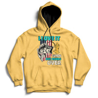 Funny Fisherman Fishing Rod I Love It When She Bends Over Hoodie - Wonder Print Shop