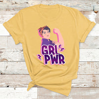 Grl Pwr Girl Power Feminist Women Power Womens Day T Shirt - Wonder Print Shop