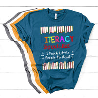 Literacy Specialist I Teach Little People To Read T Shirt - Wonder Print Shop