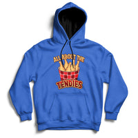 All About The Tendies Chicken Tenders Funny Food Hoodie - Wonder Print Shop