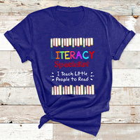 Literacy Specialist I Teach Little People To Read T Shirt - Wonder Print Shop