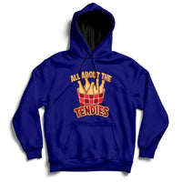 All About The Tendies Chicken Tenders Funny Food Hoodie - Wonder Print Shop